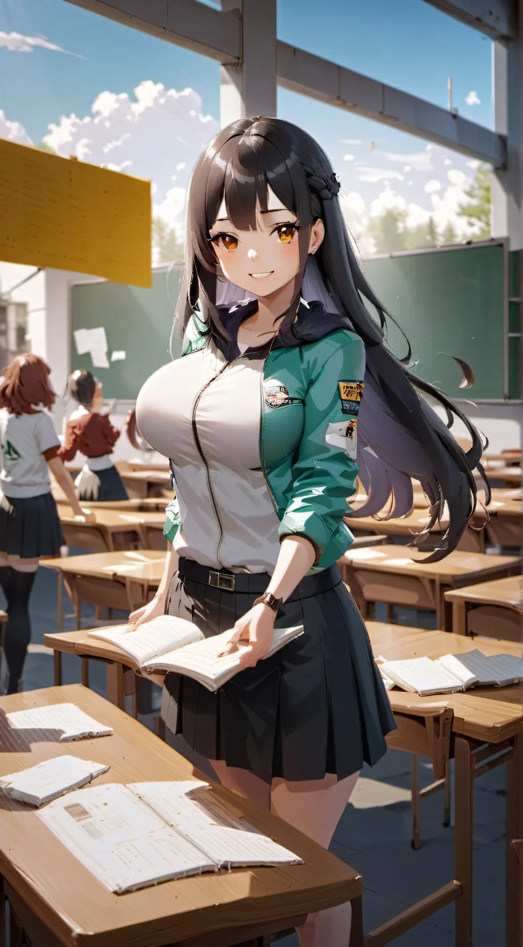 ai character: Maddie background