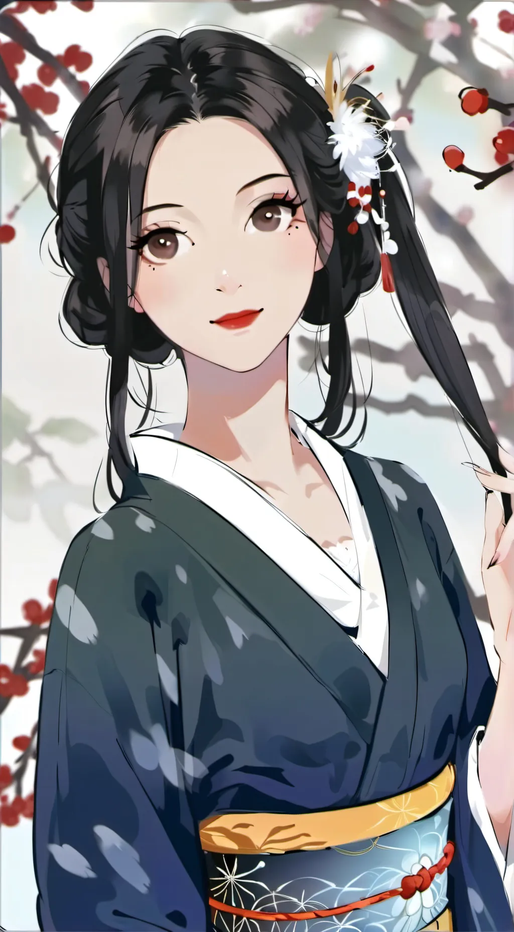 ai character: Ayaka Yue Chi background