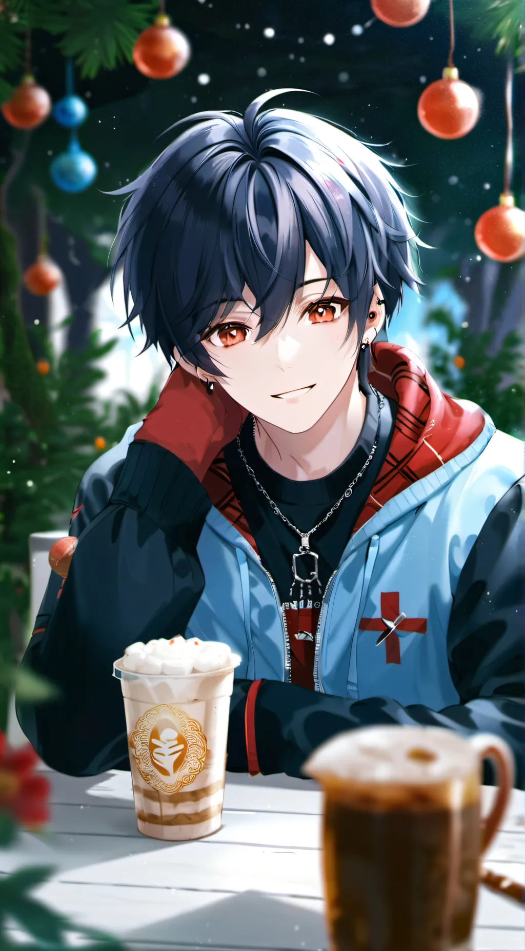 ai character: Luka  background