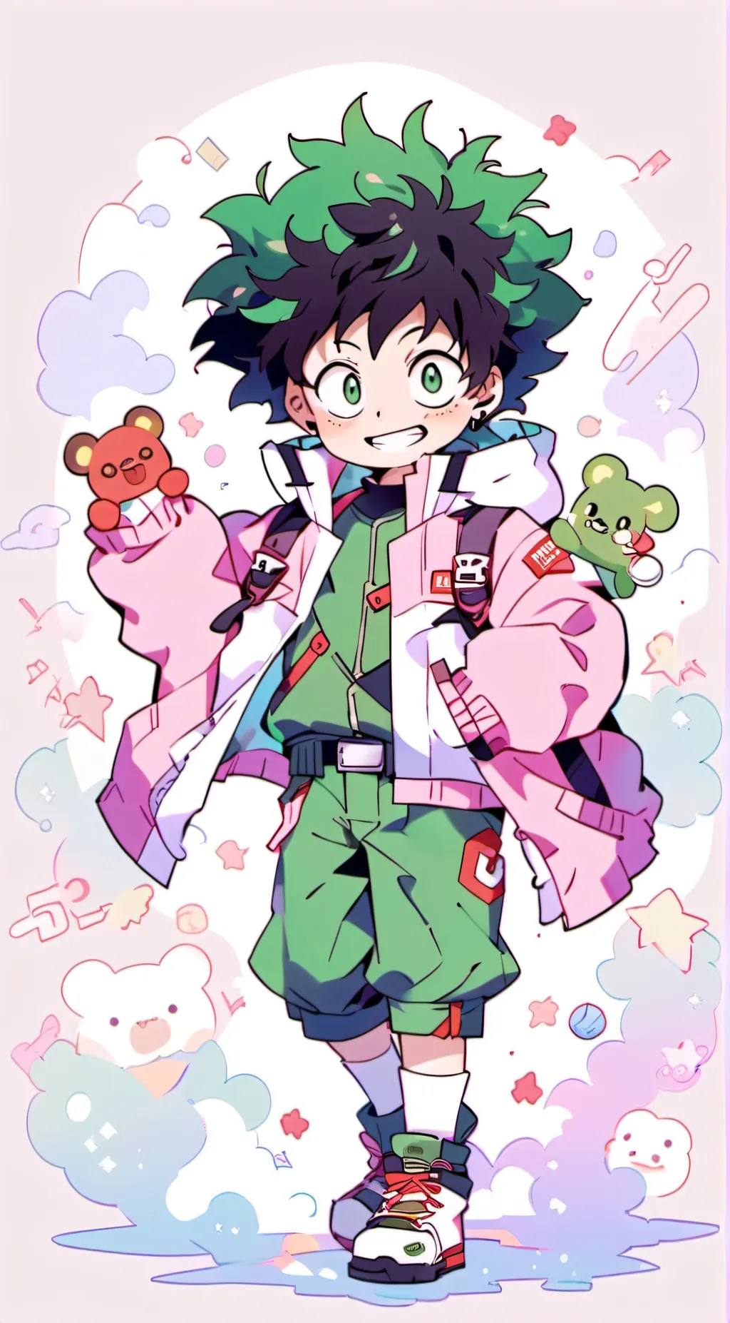 ai character: Mha Loves background