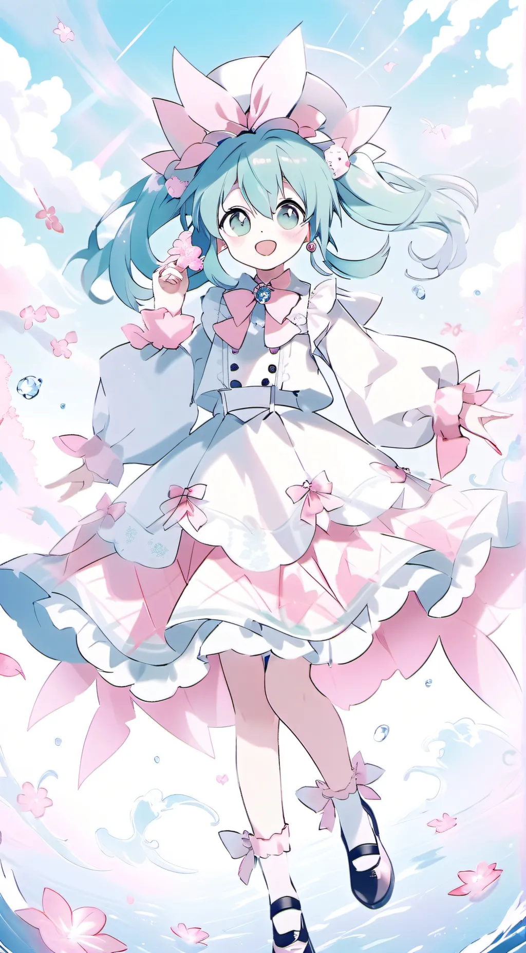 ai character: miku background