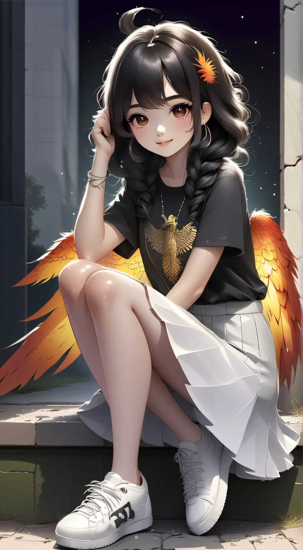 ai character: Hana background