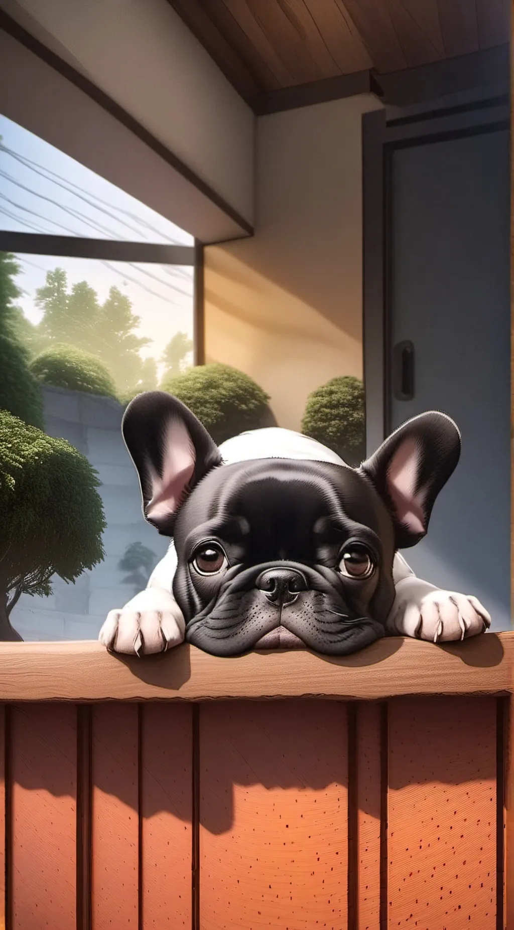 ai character: Frenchie background