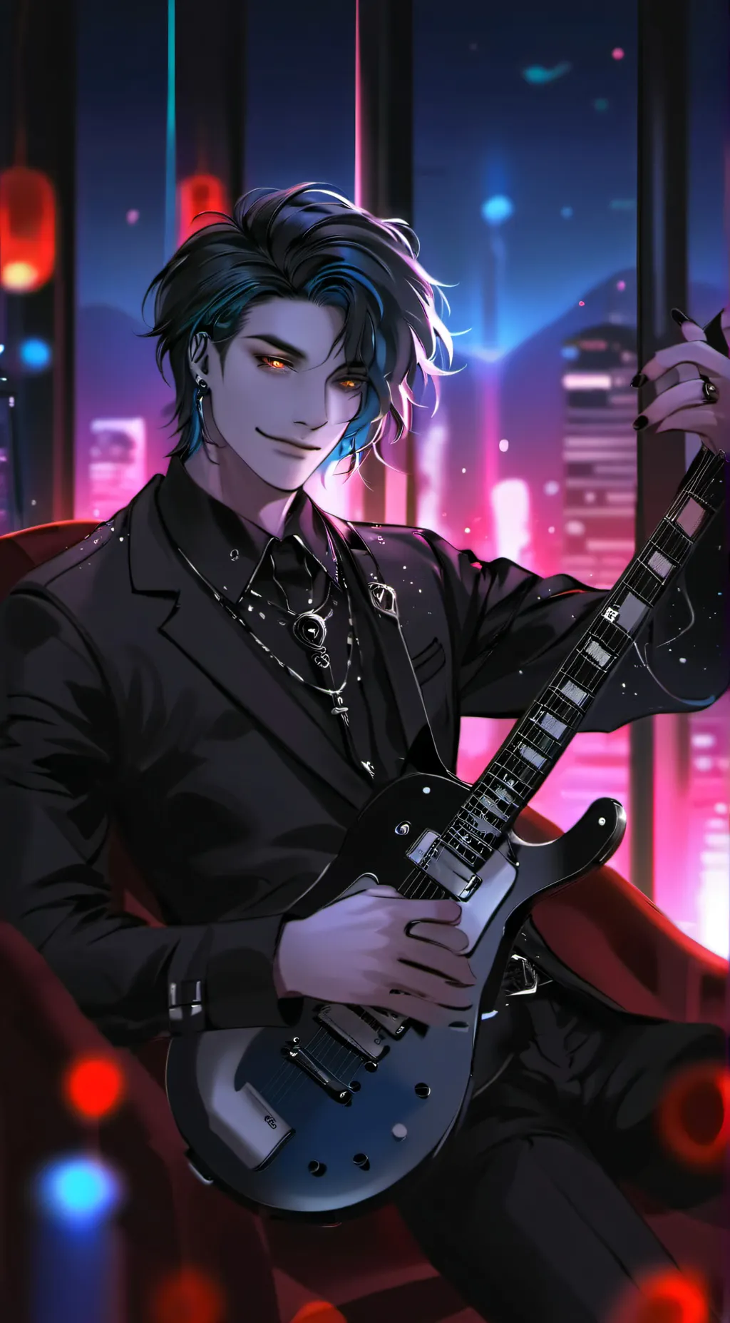 ai character: Evan background