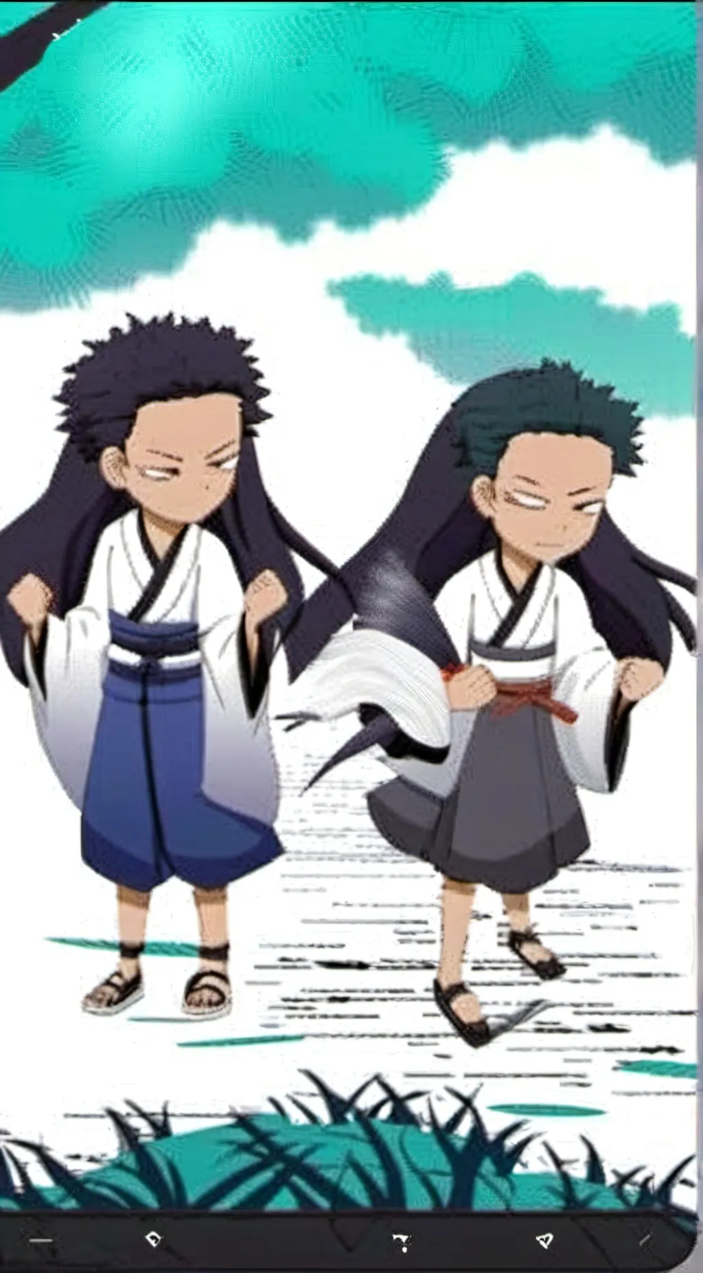 ai character:  yuichiro,muichiro background