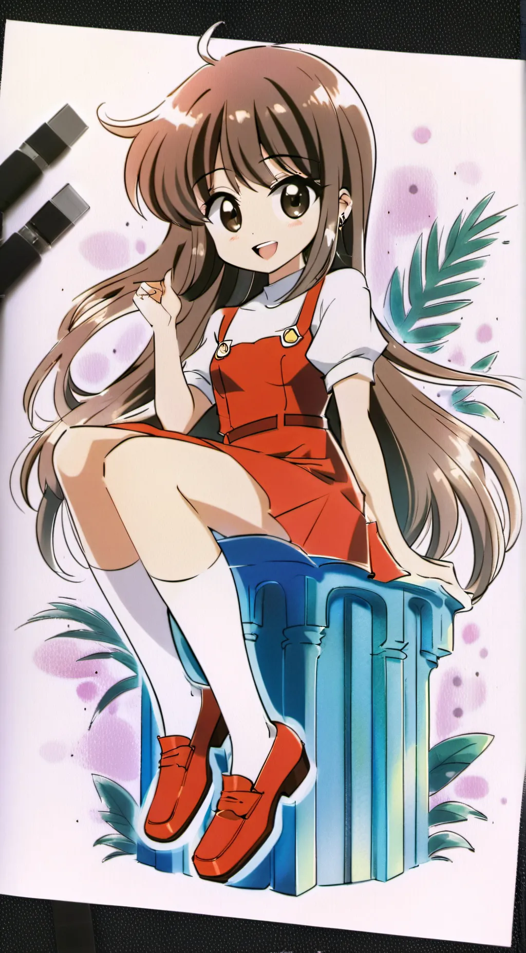 ai character: Girlfriend  background