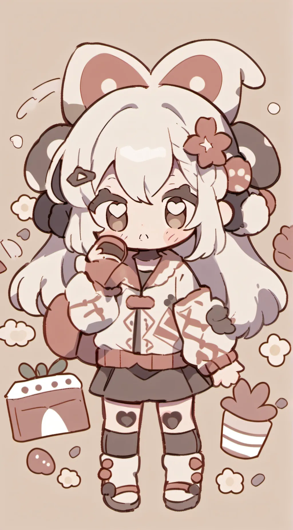 ai character: lay background