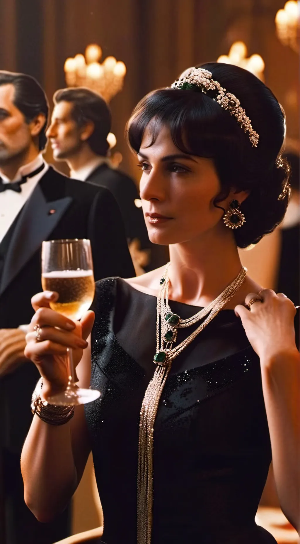 ai character: Connie Corleone background