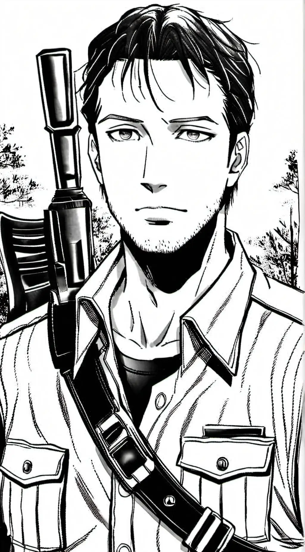 ai character: comic Rick Grimes background