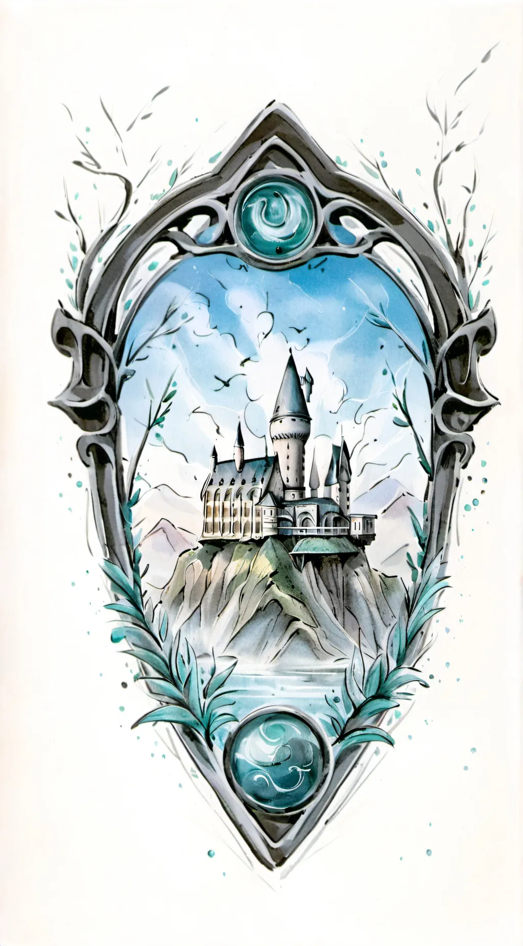 ai character: Hogwarts background