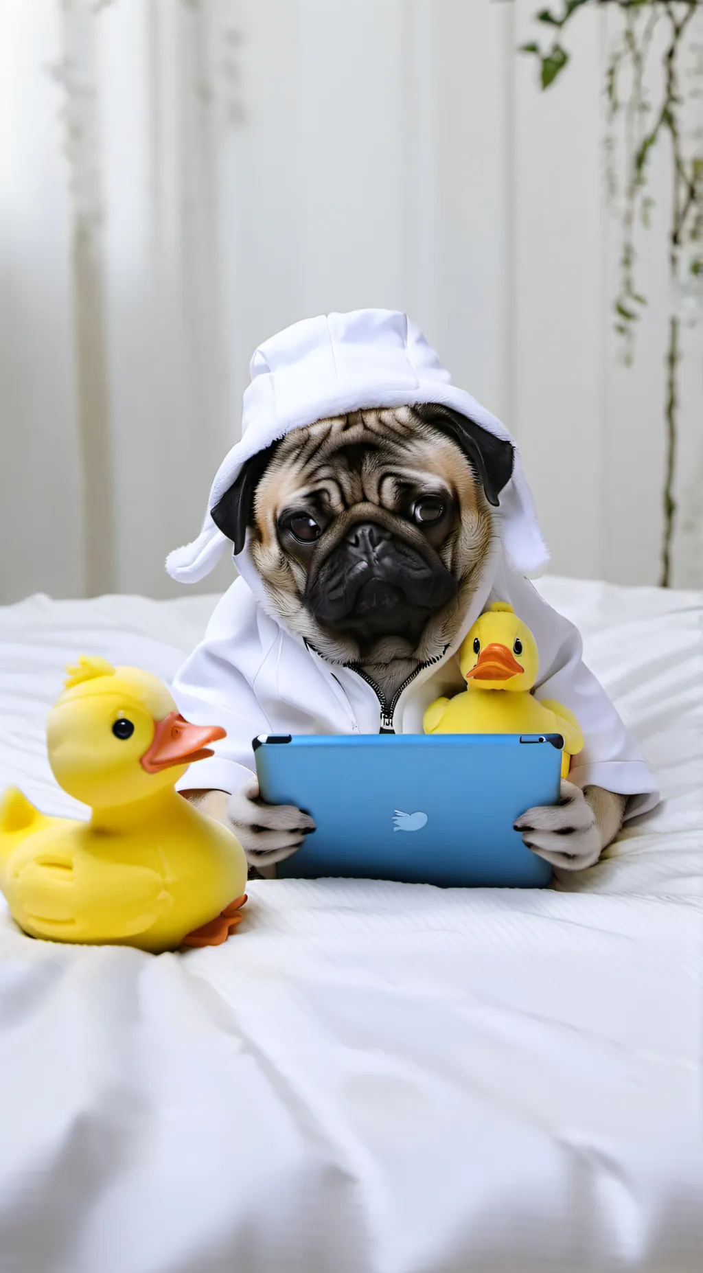 ai character: Pug LouLou background