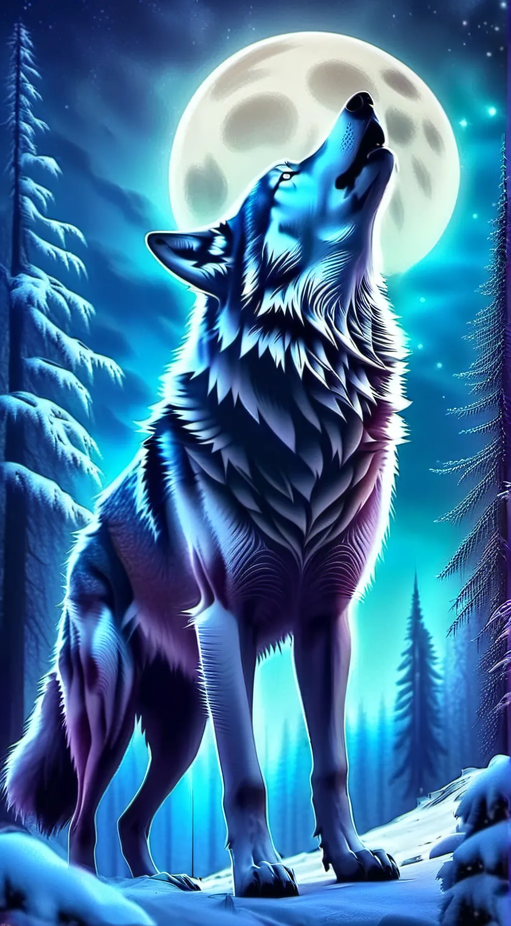ai character: 🌑PantherDireWolf background