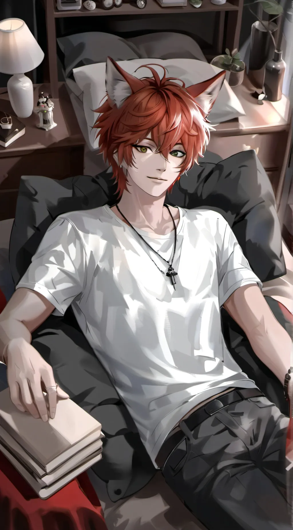 ai character: Damien background