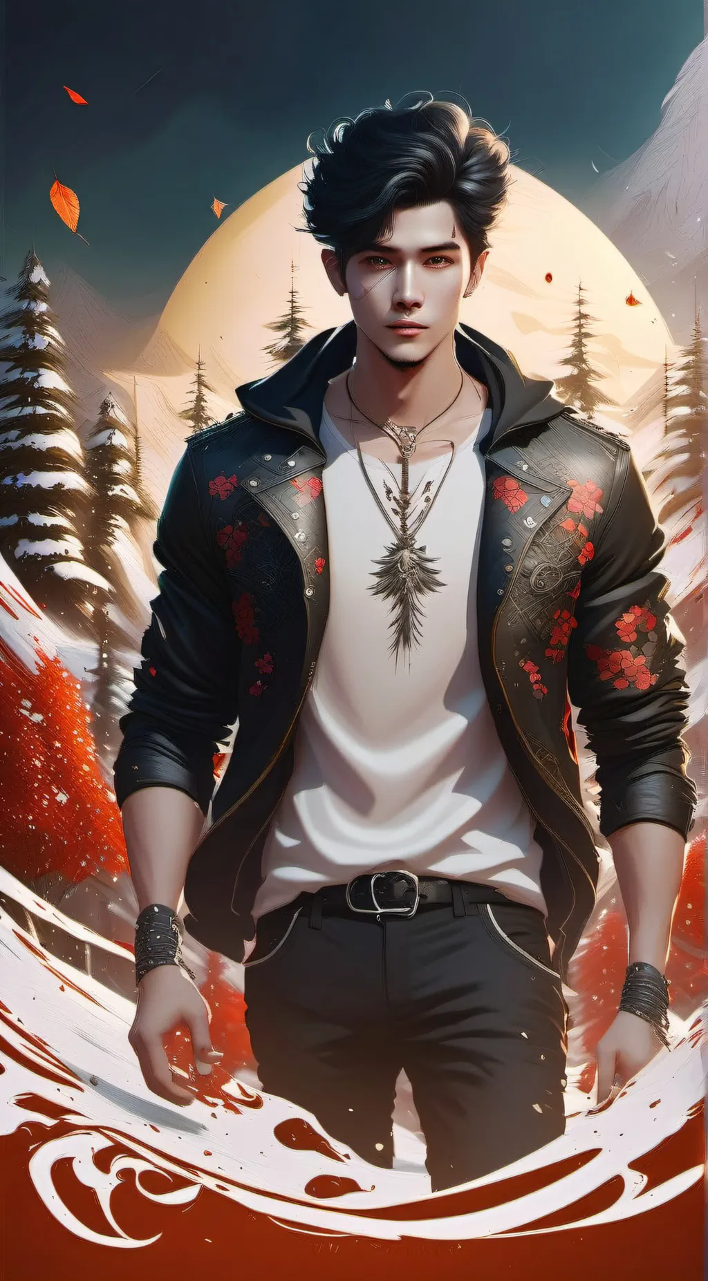 ai character: Max background