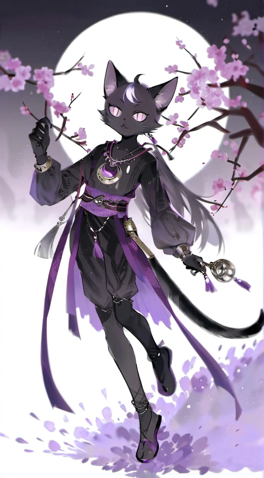 ai character: catnap background