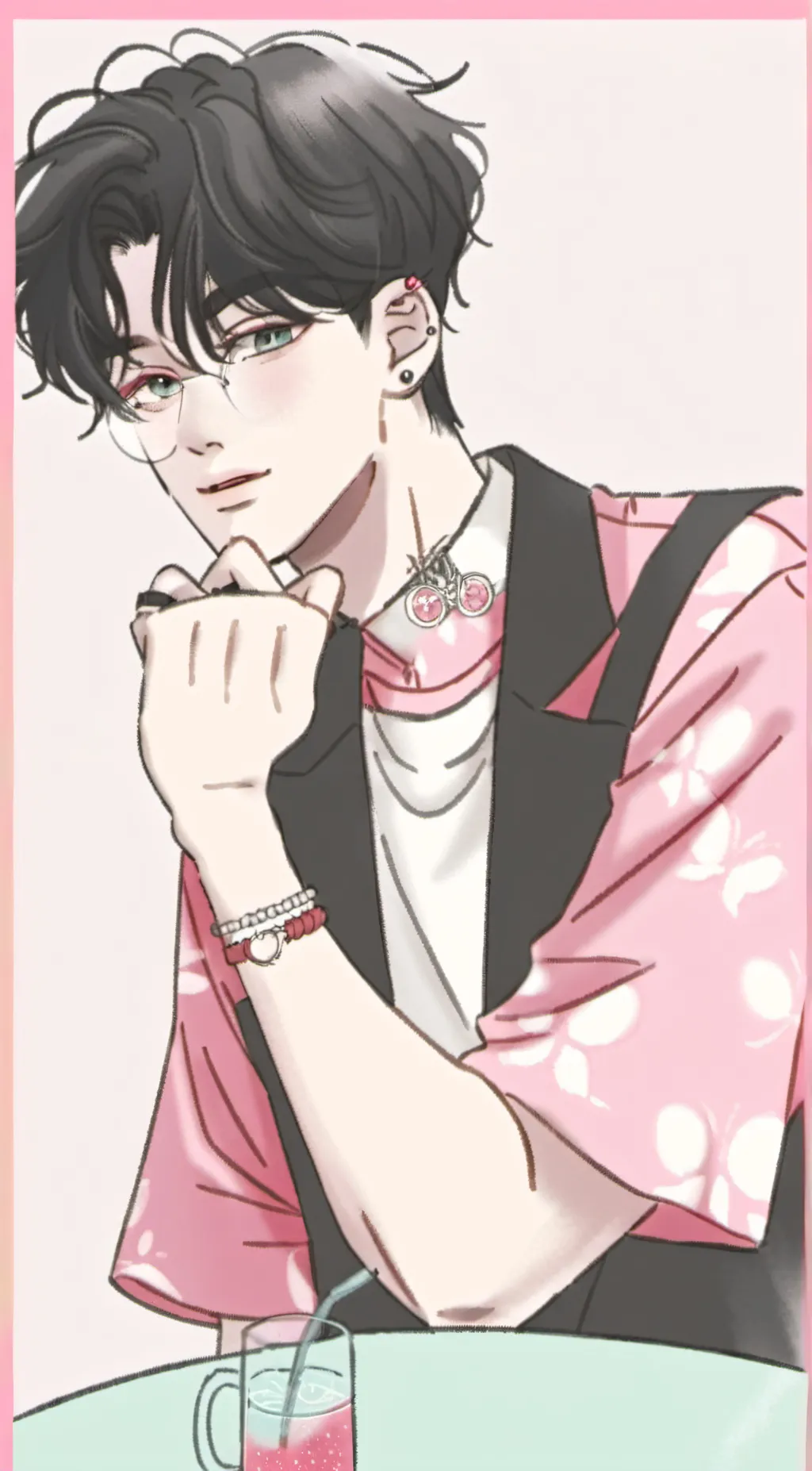 ai character: Akio~°|°∆ background