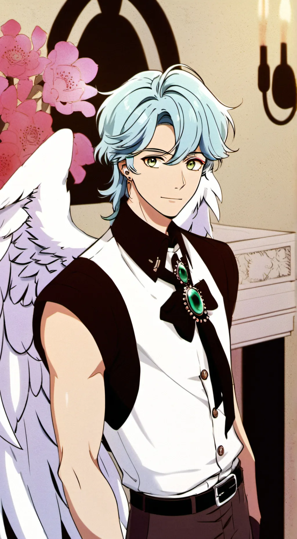 ai character: Yora Azuime (M) background