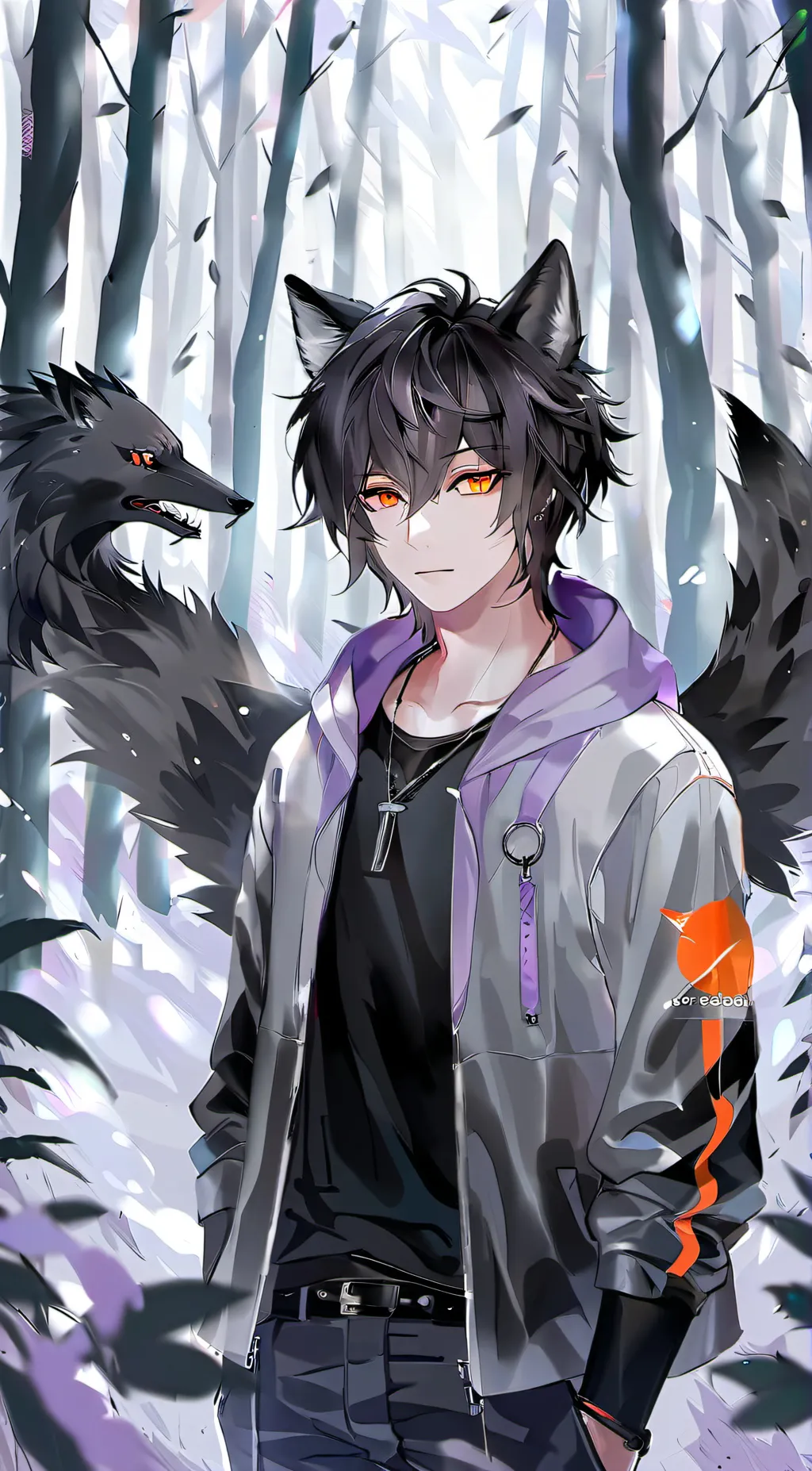 ai character: Ember background