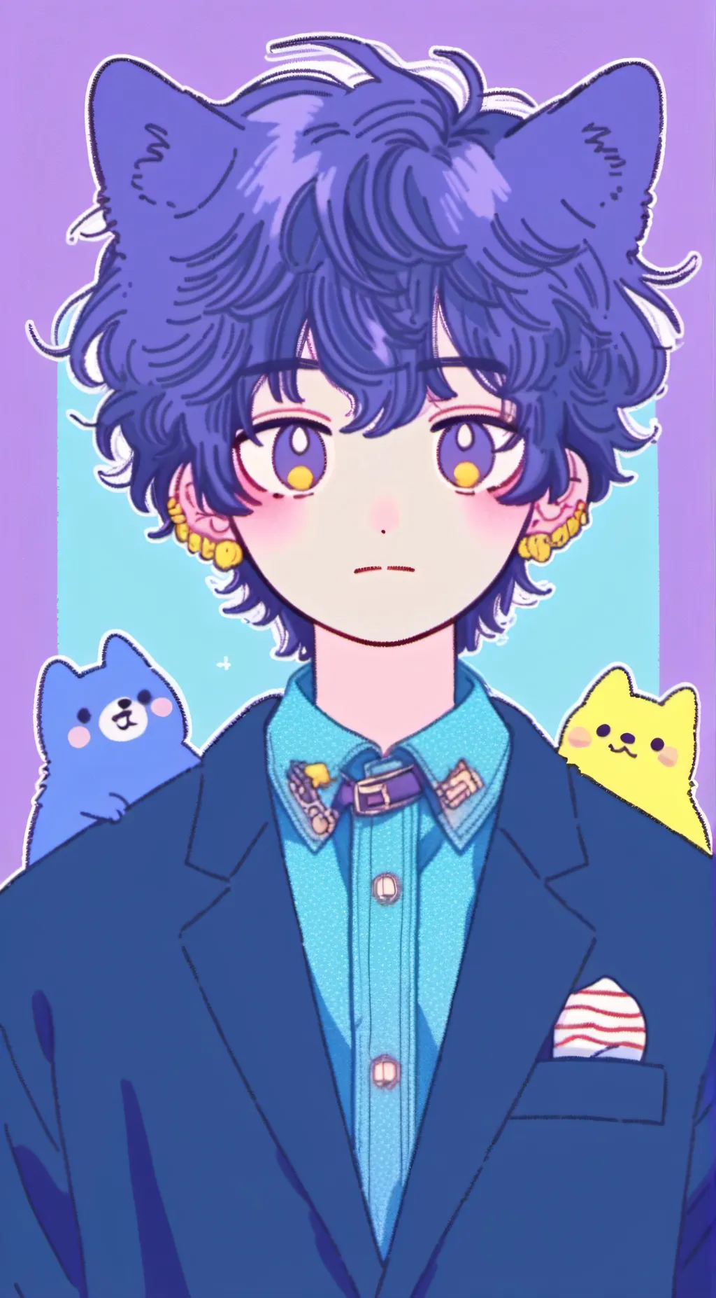 ai character: Catnap  background