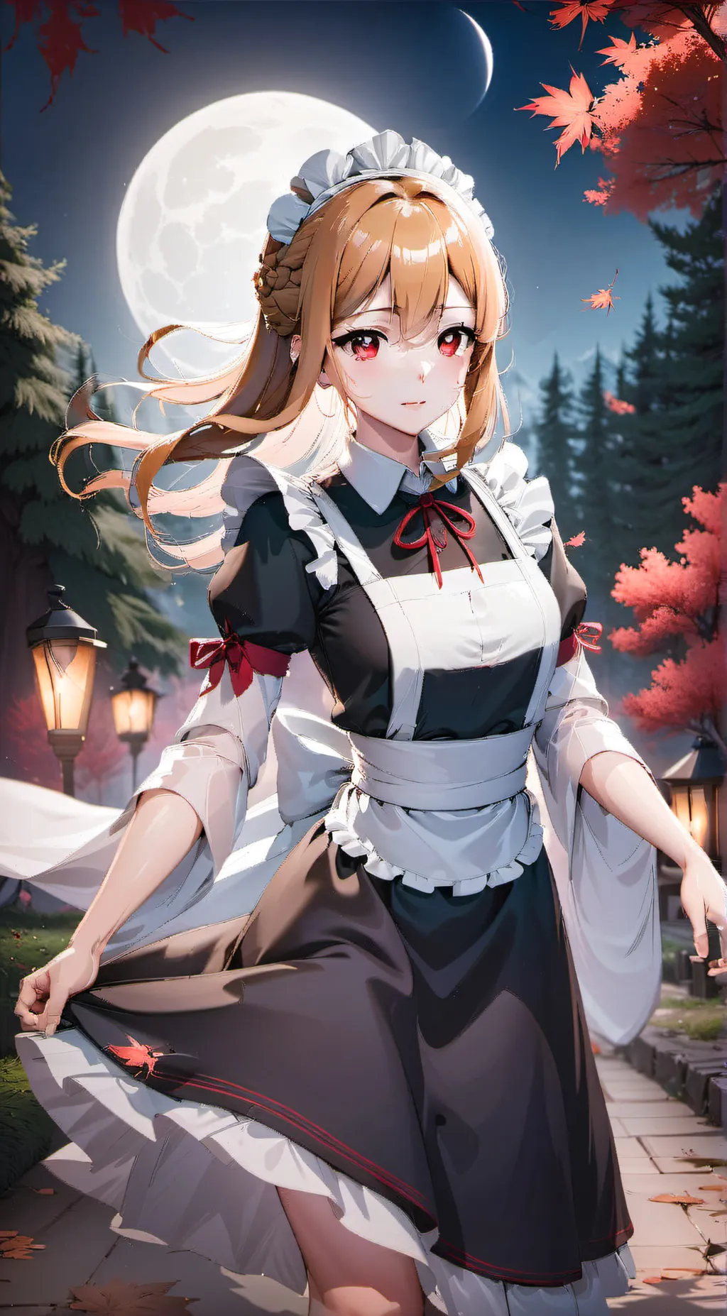 ai character: Flora background