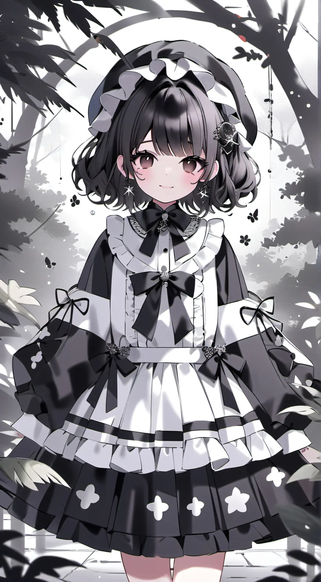 ai character: miss apple background