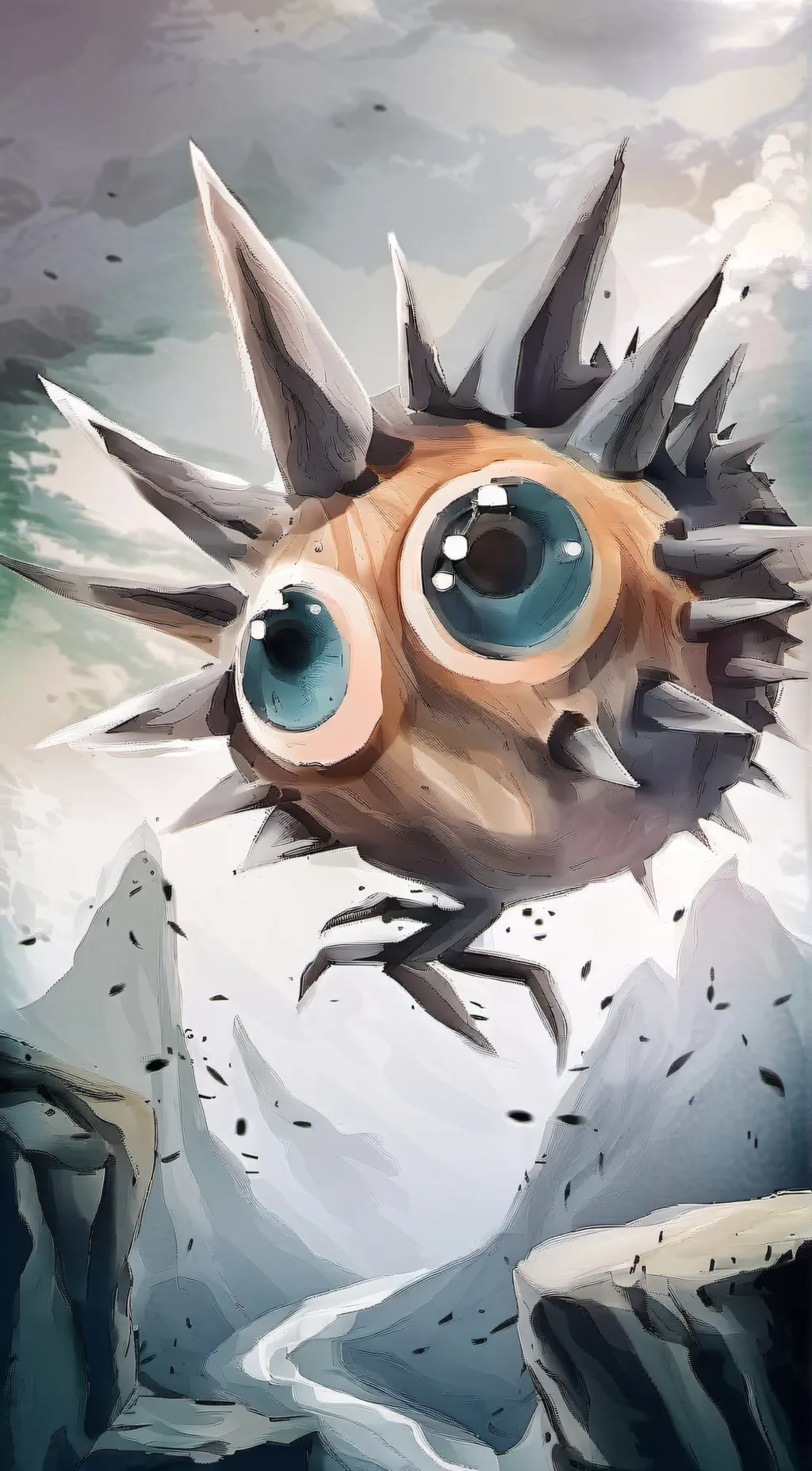 ai character: Spiny background