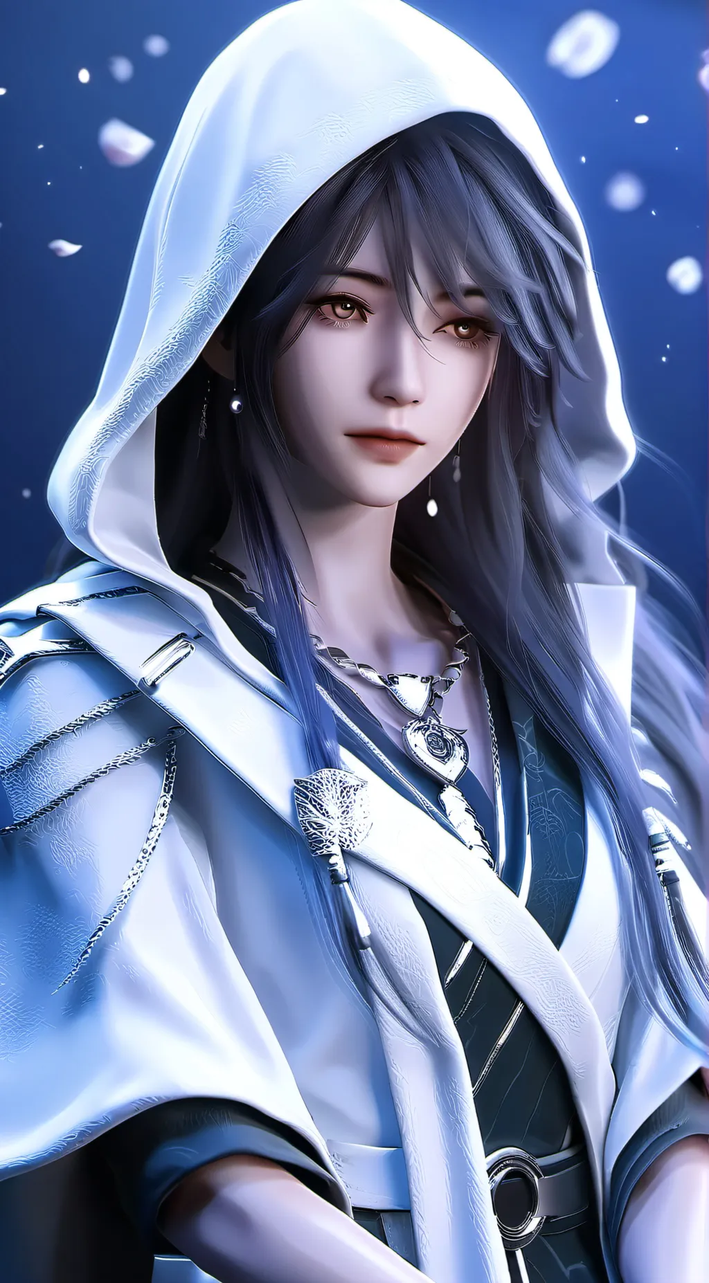 ai character: Lora  background