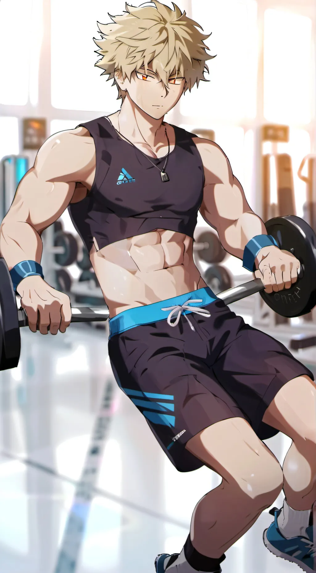 ai character: bakugo background