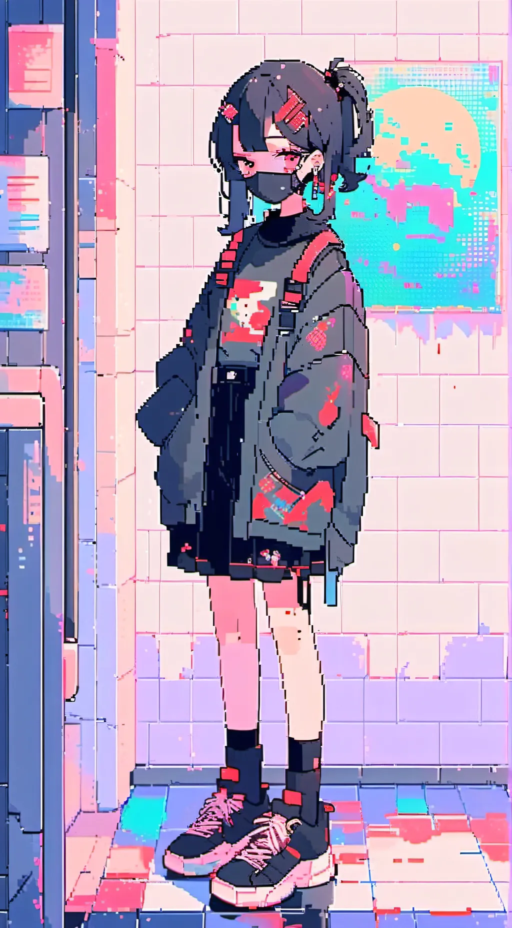 ai character: MHA(mybrainmelted) background
