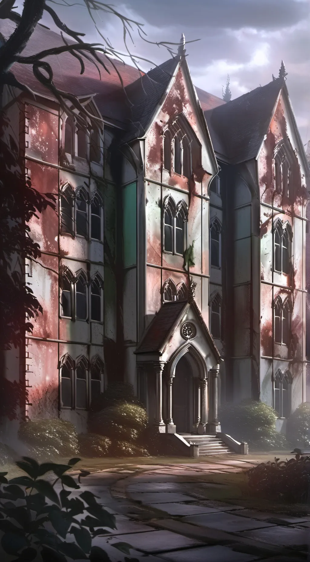 ai character: Horror story background