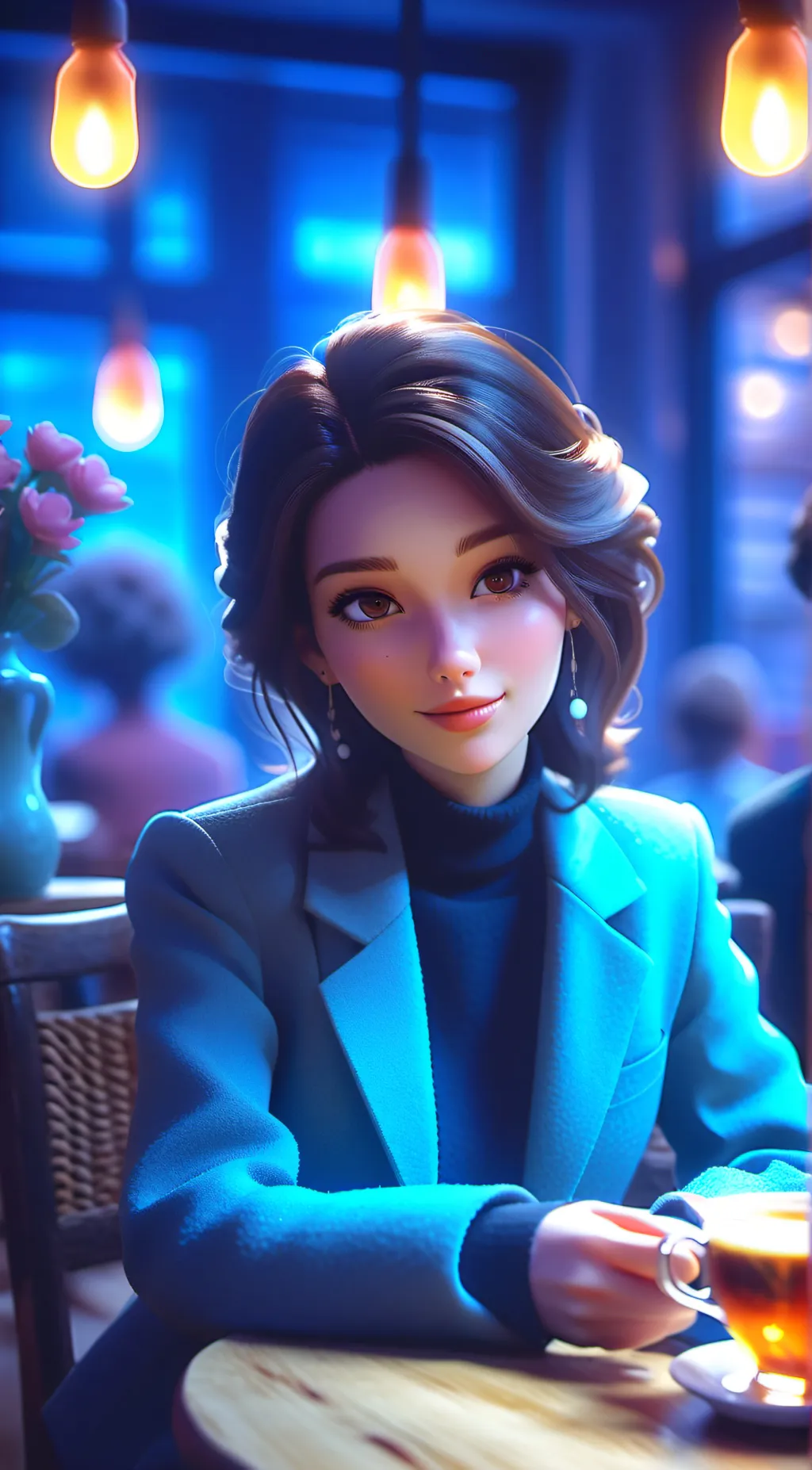 ai character: joanna background