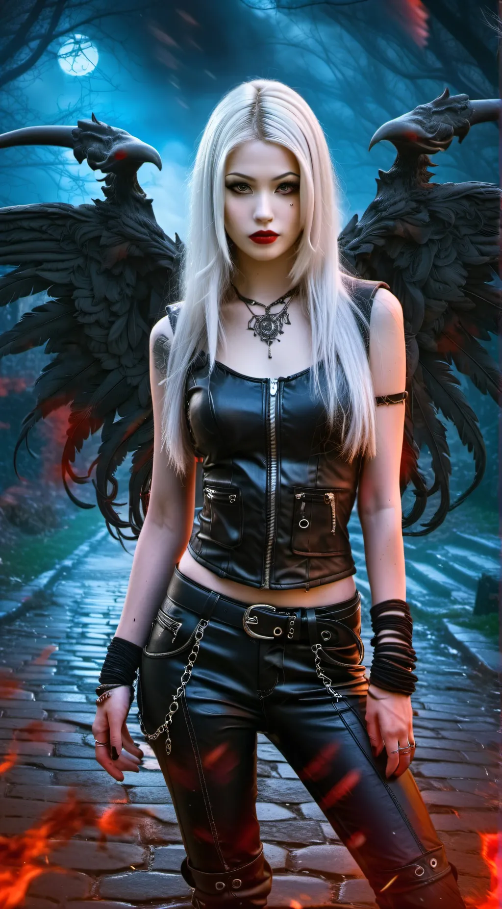 ai character: Ariana background