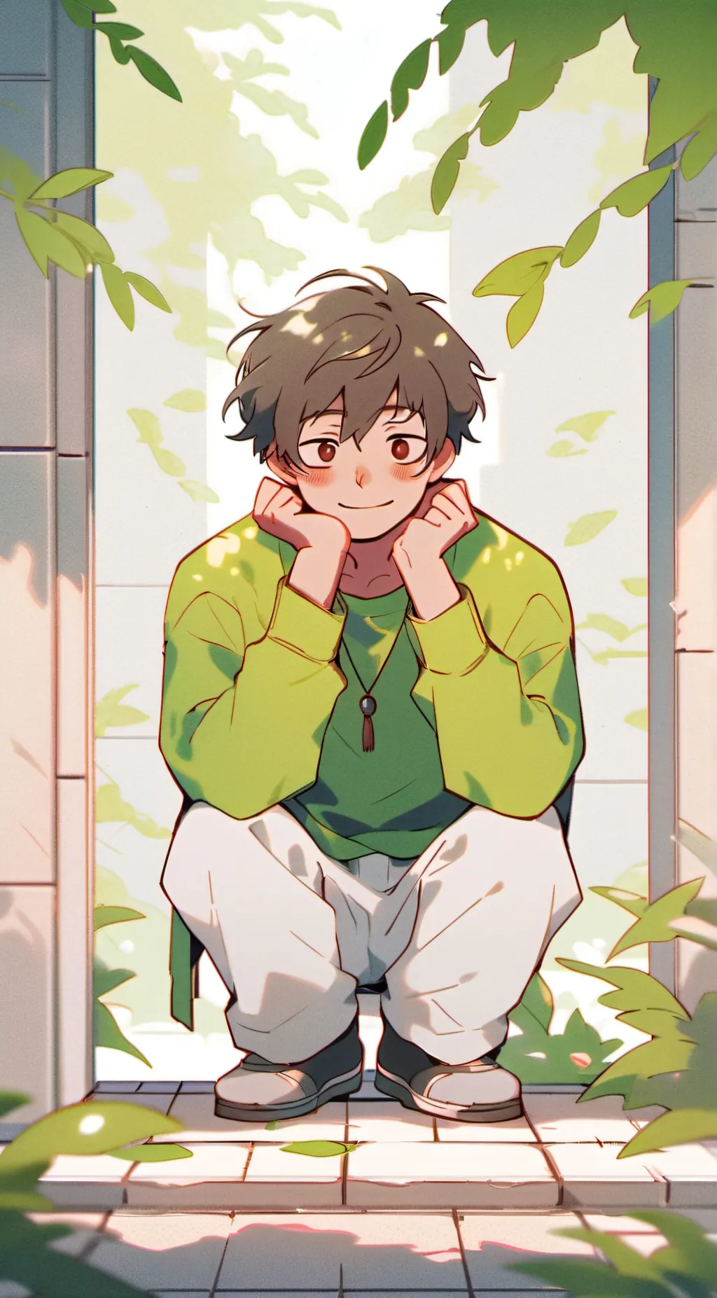 ai character: Dream x fundy  background