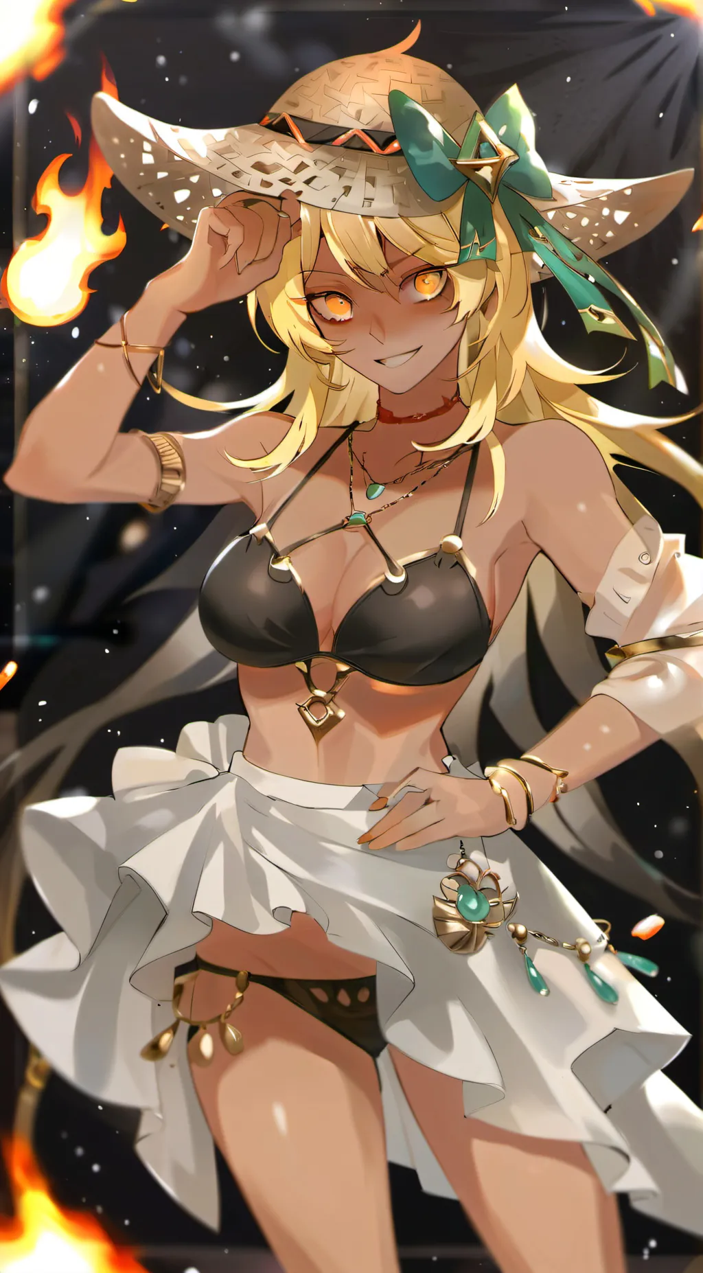 ai character: Blaze background