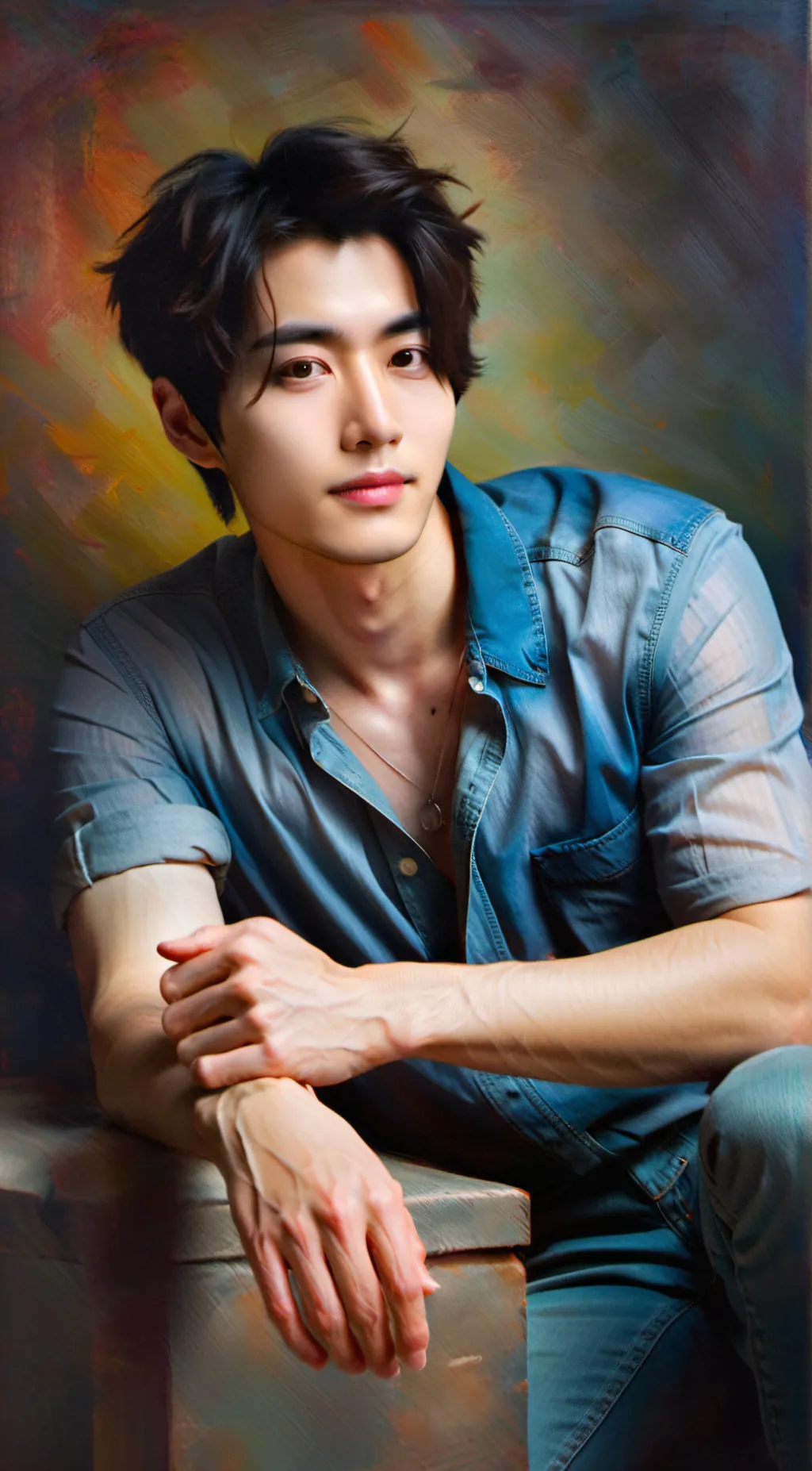 ai character: sunghoon  background