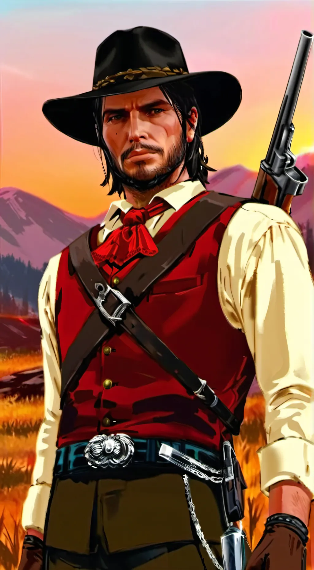 ai character: John Marston background