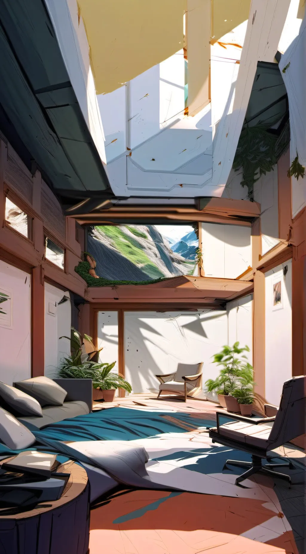 ai character: enter the room background