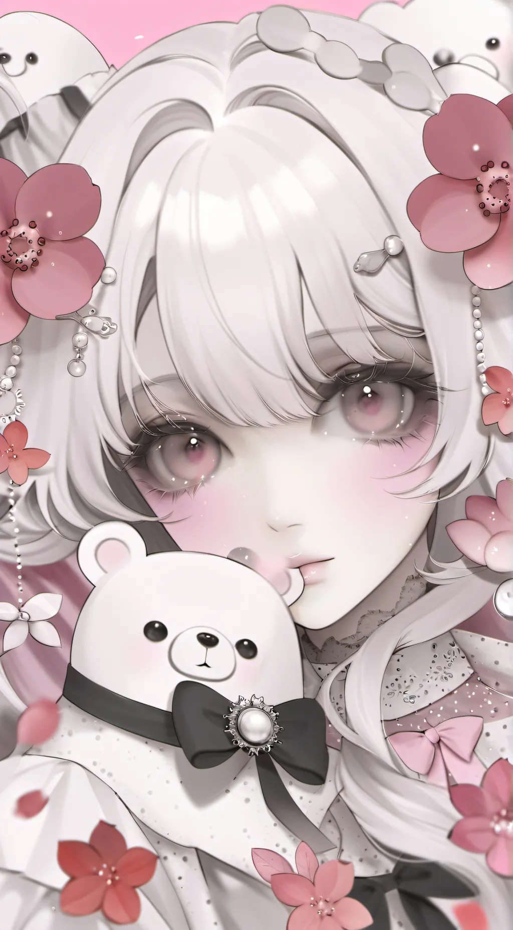 ai character: Rose background