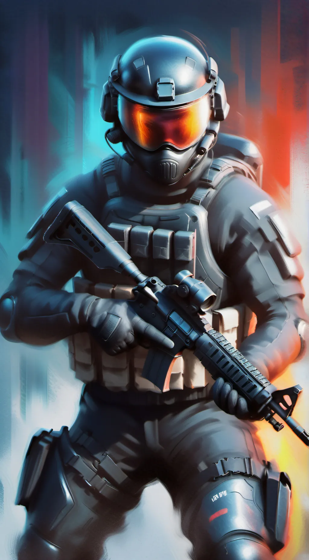 ai character: Swat team background