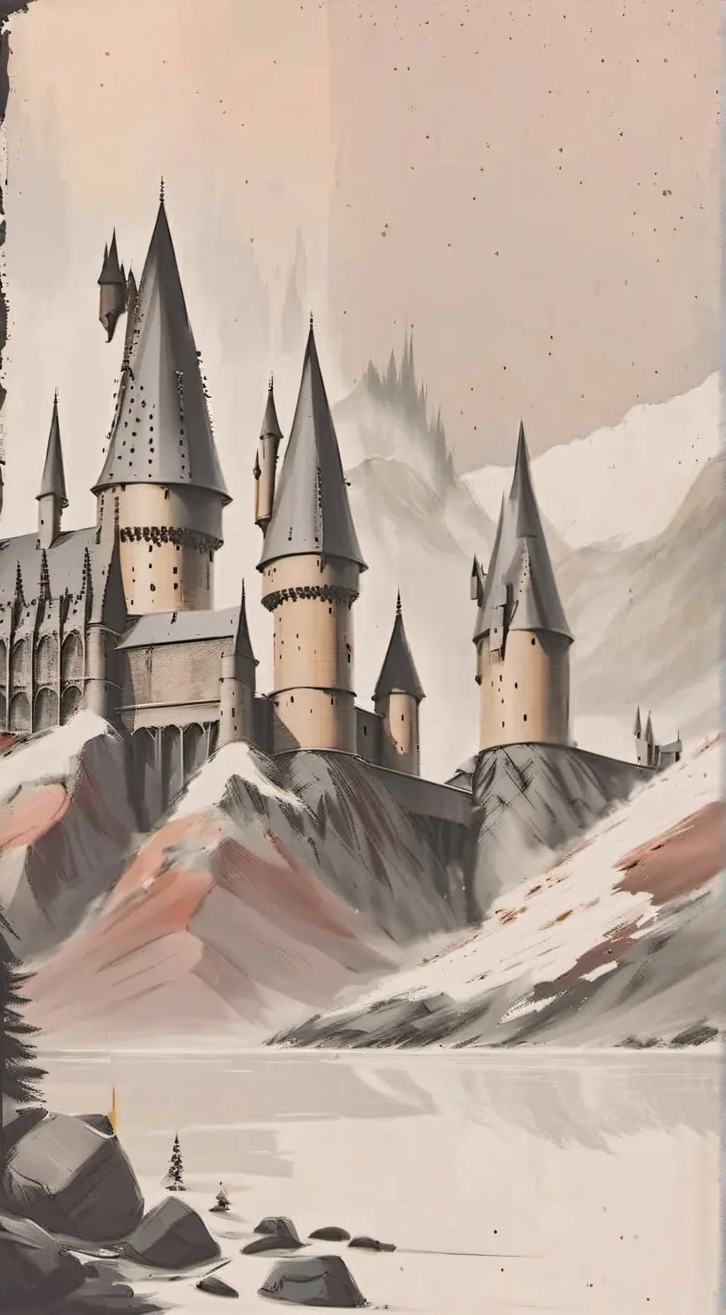 ai character: Hogwarts  background