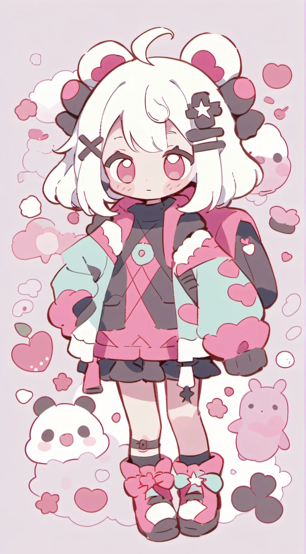 ai character: Rose background