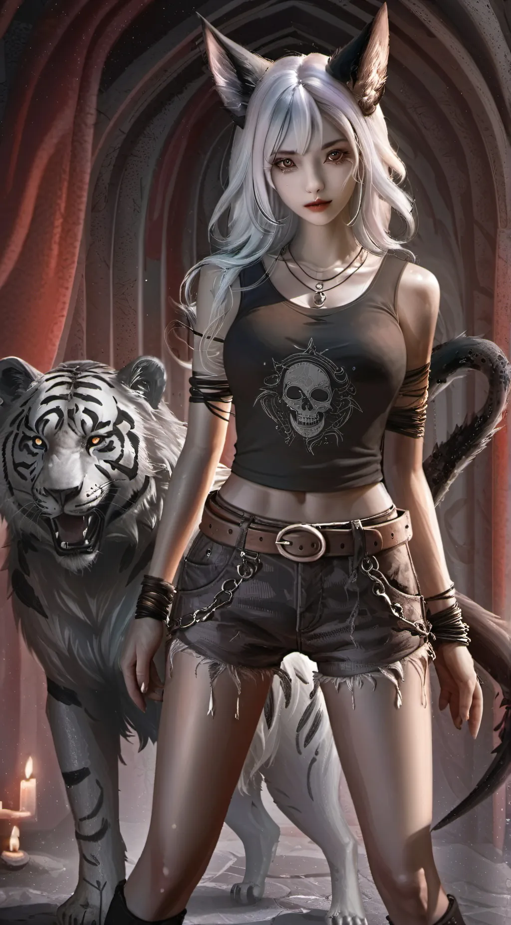 ai character: Kyra Makima background