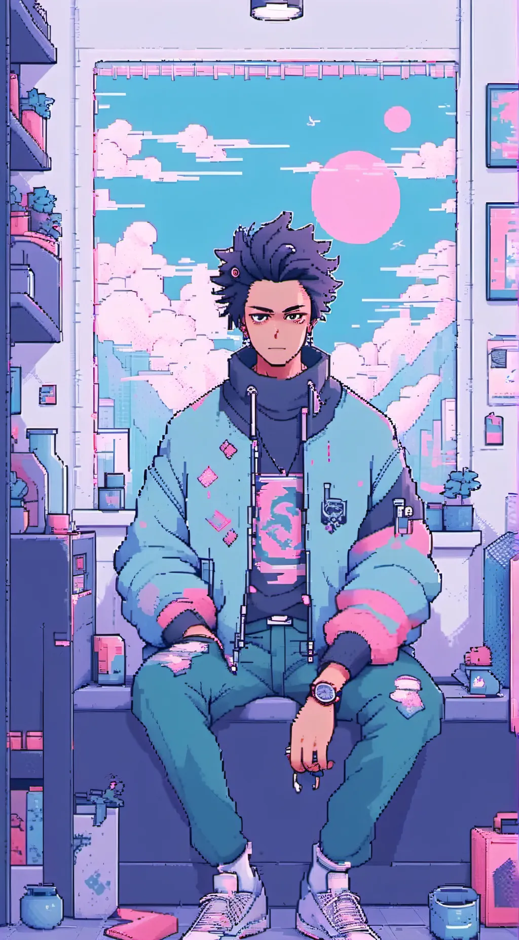 ai character: ѕнιnѕo💜 background