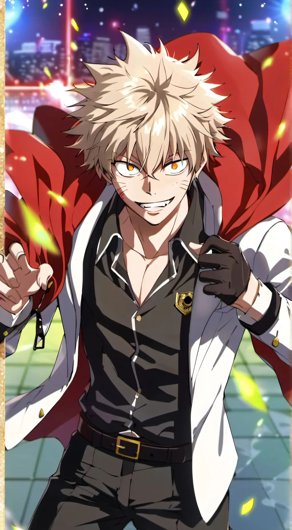 ai character: Bakugo  background