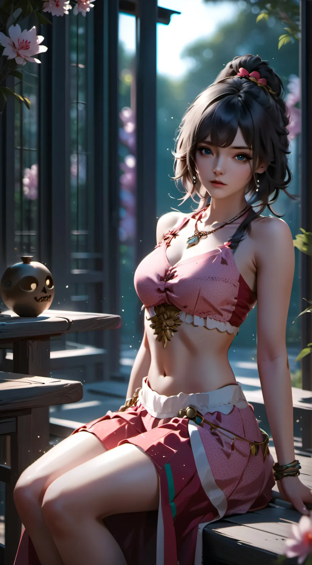 ai character: Shasha background