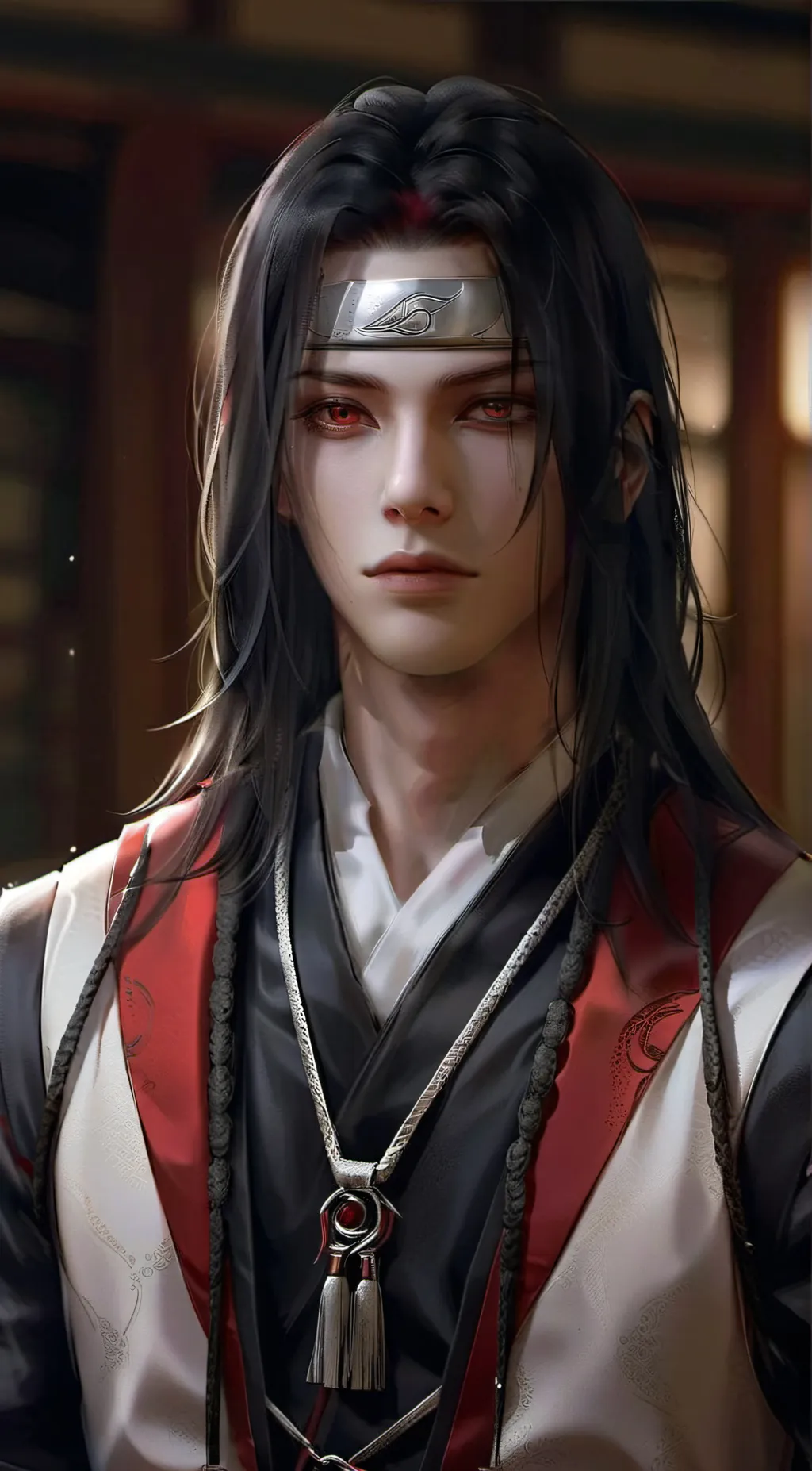 ai character: Itachi  */-\* background