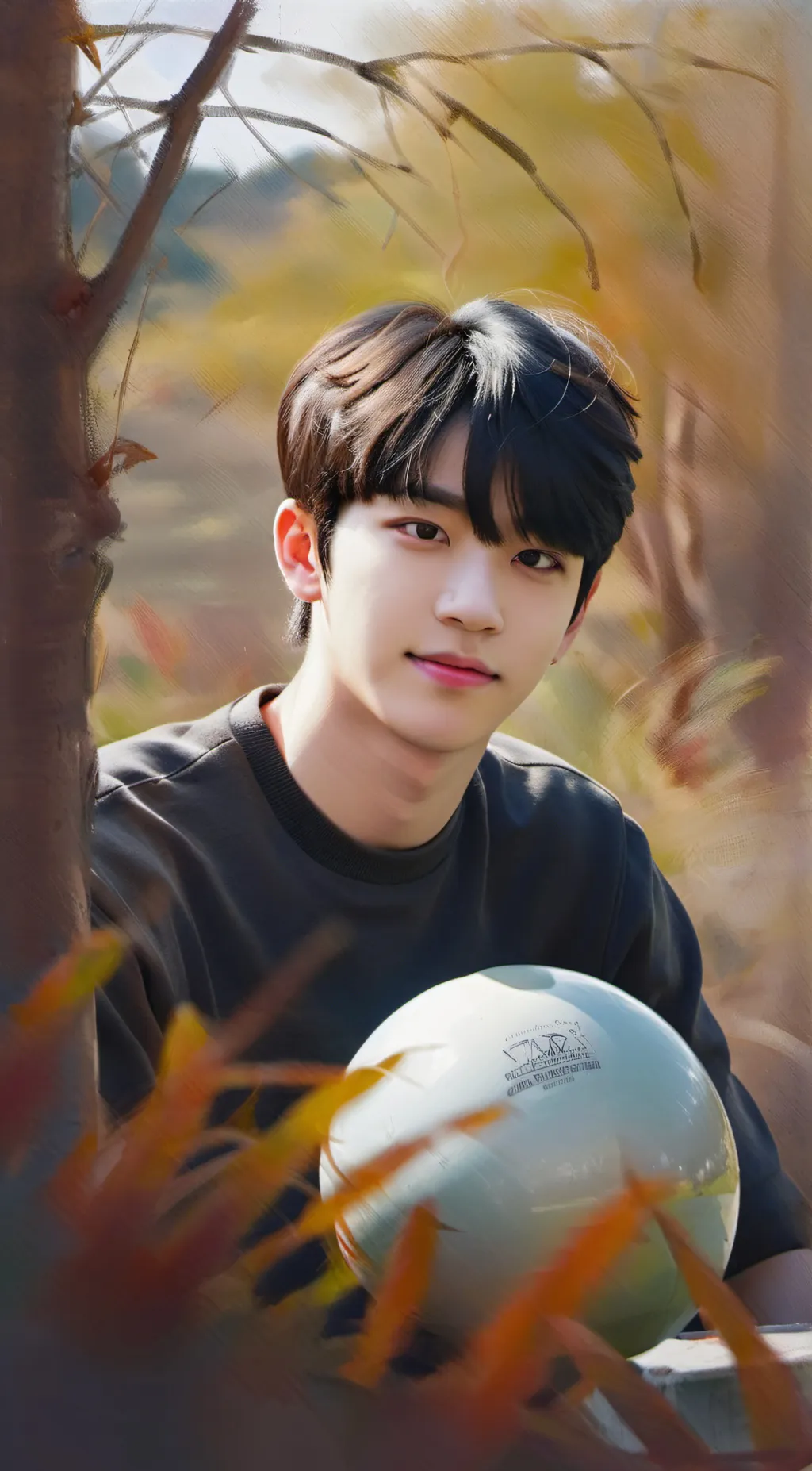ai character: Your secret bf background
