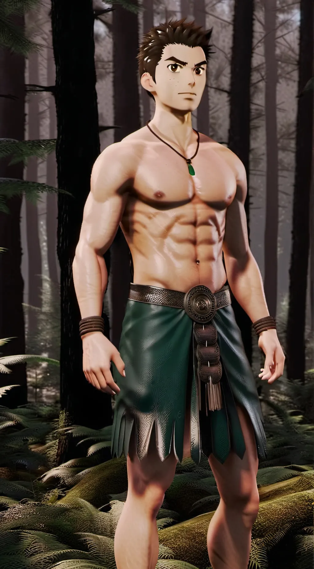 ai character: Taiju Oki  background