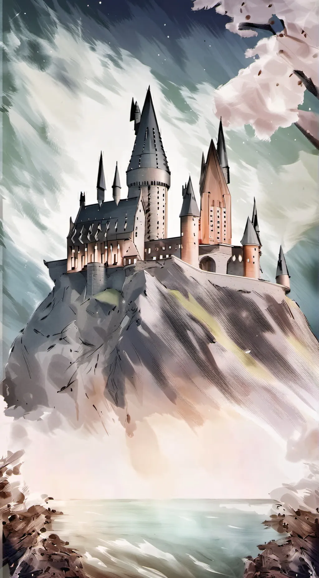 ai character: Hogwarts  background