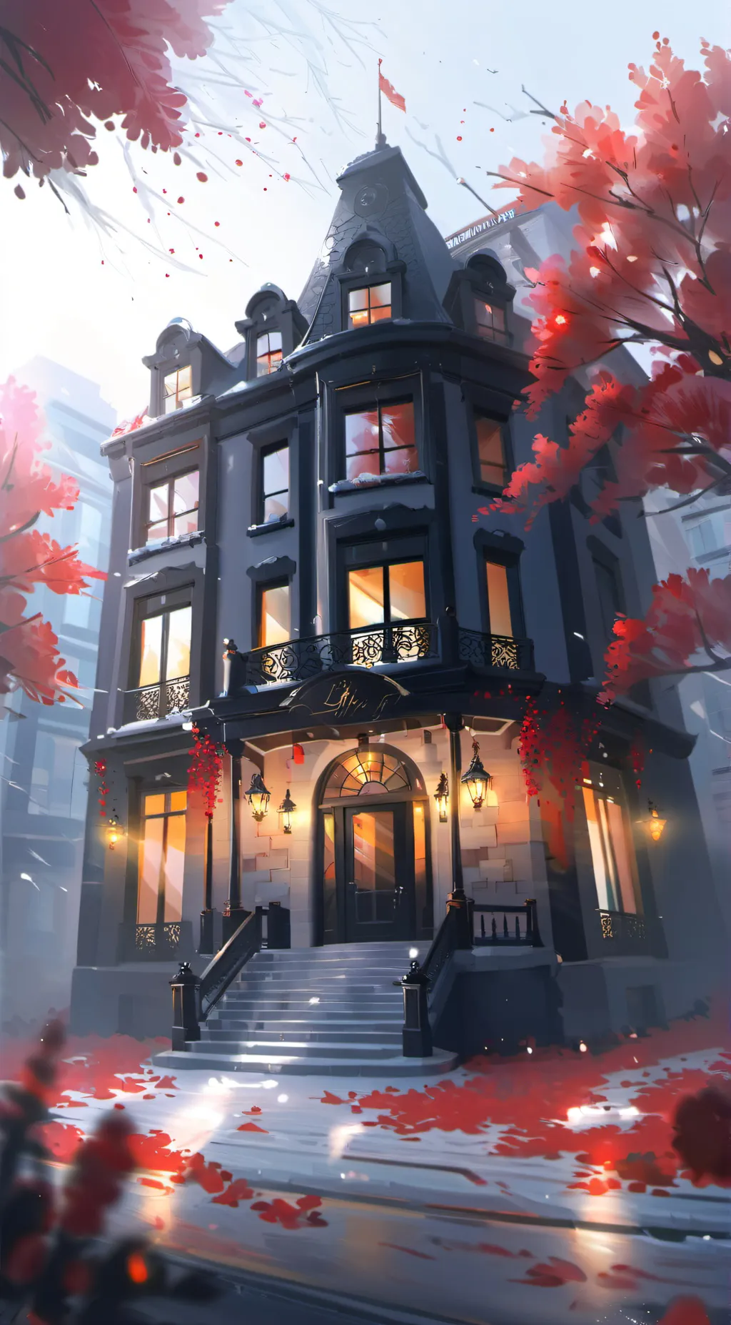 ai character: The Hazbin Hotel  background